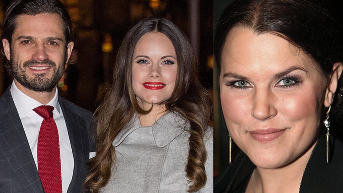 Prinsessan Sofia och prins Carl Philip hyllar Mia Skäringer