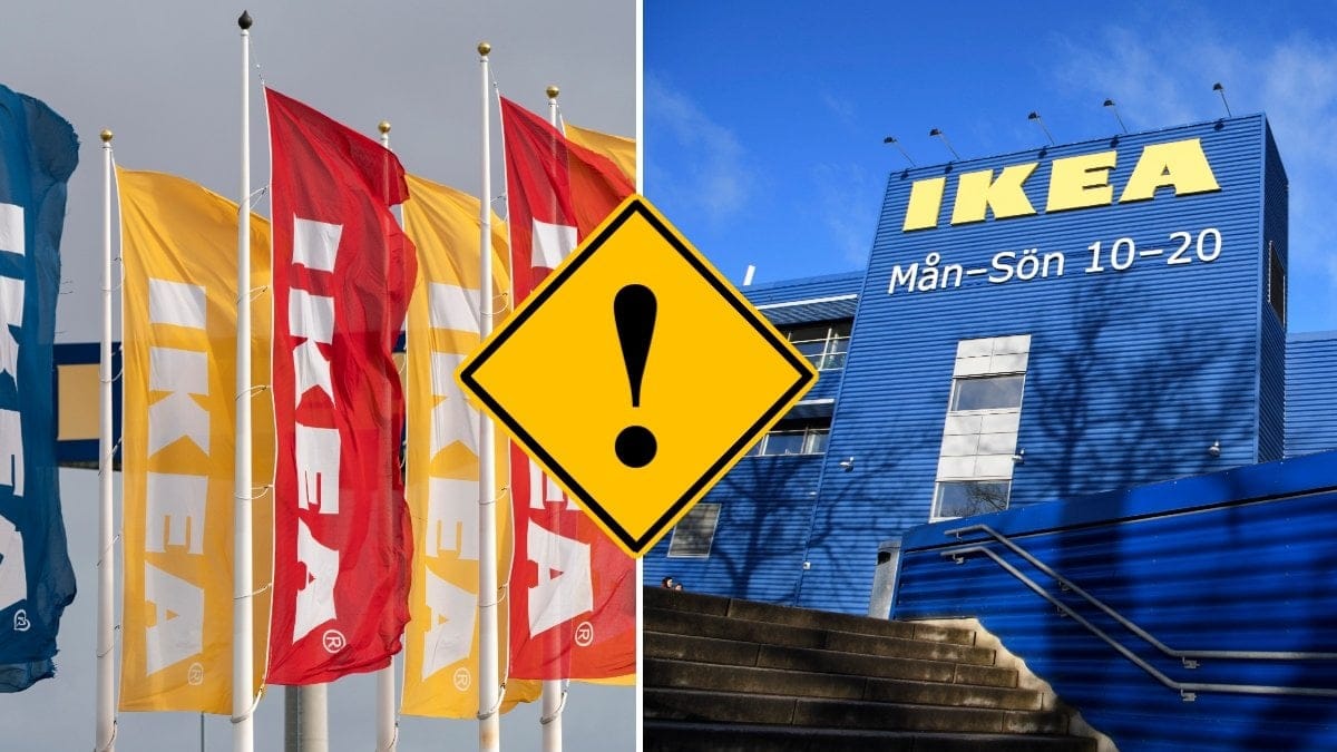 Ikea går ut med varning till sina kunder