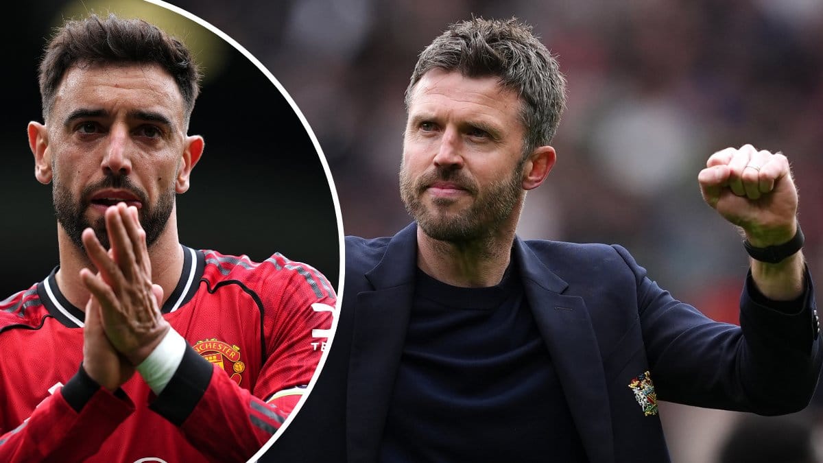 Bruno Fernandes och Michael Carrick