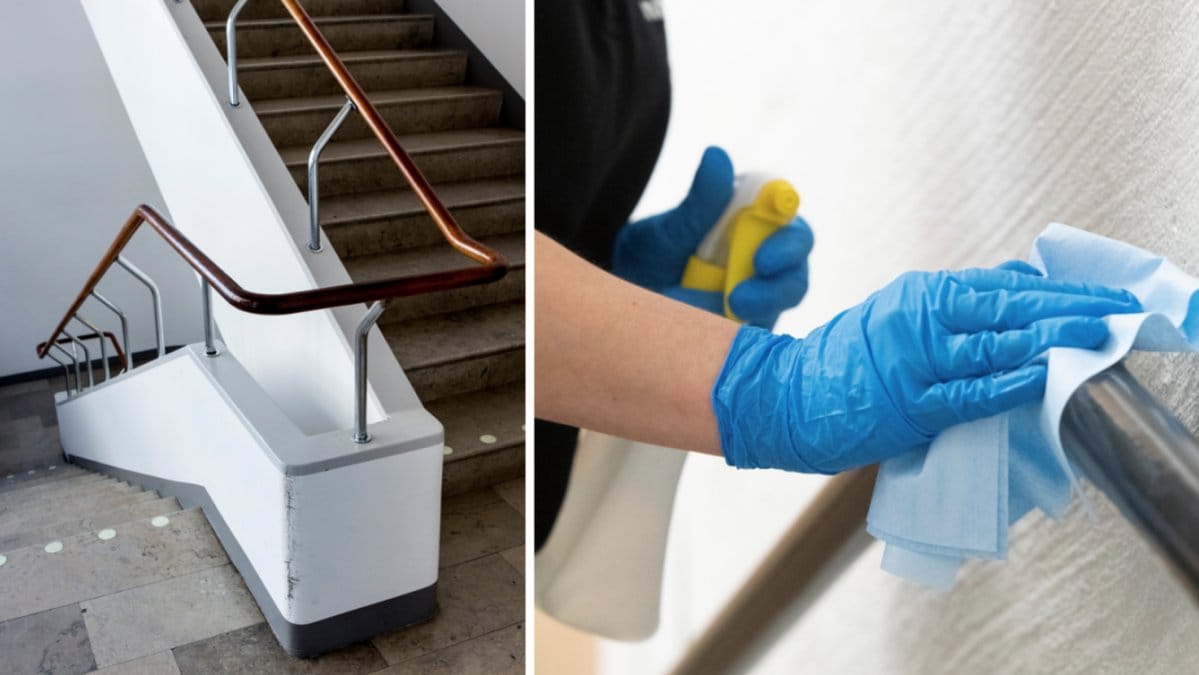 Grannen ska vid flera tillfällen lämnat avföring i trapphuset.