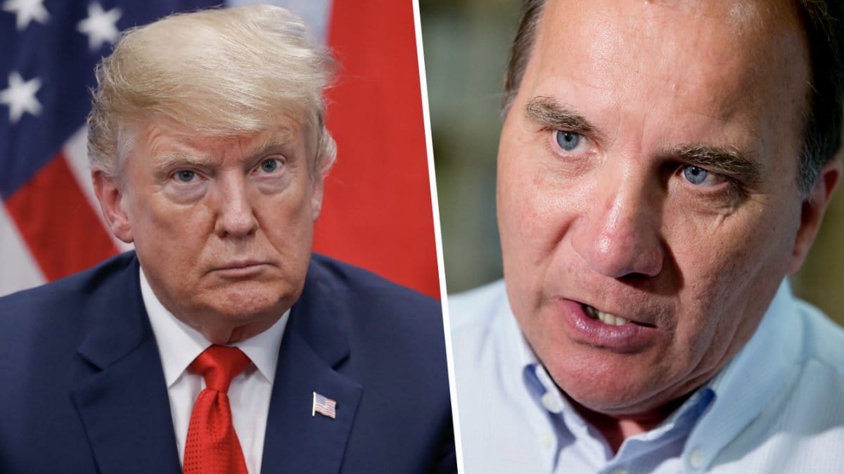Trump rasar mot Stefan Löfven