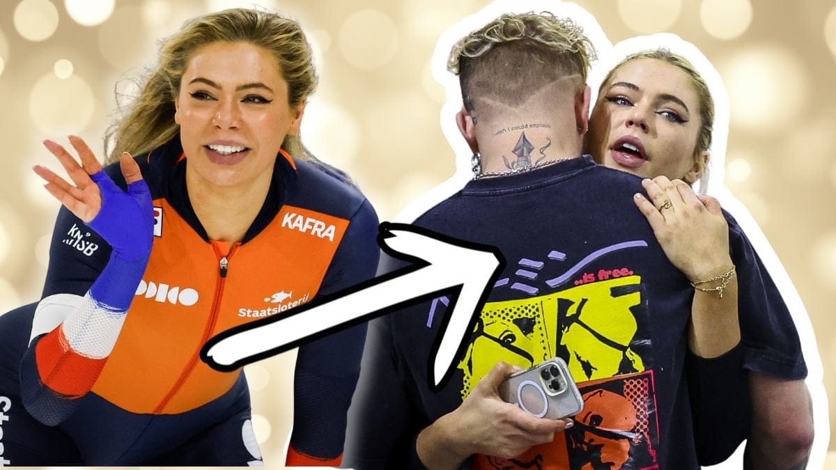 Jutta Leerdam och Jutta Leerdam tillsammans med pojkvännen Jake Paul