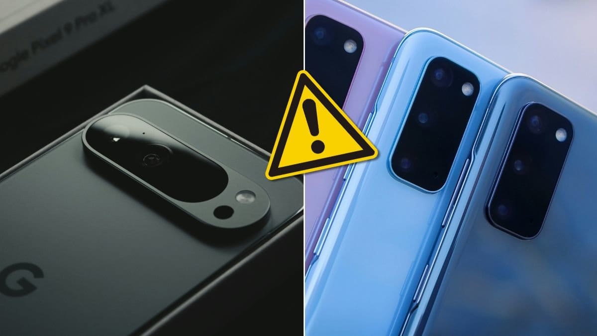 Google Pixel- och Samsung-mobiler.