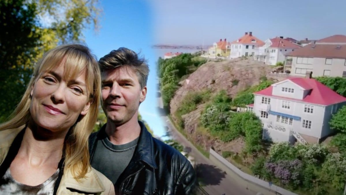 Jakob Eklund och Marie Richardson ​ler
