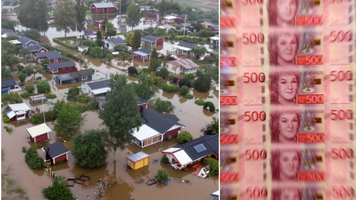 Översvämning och pengar.