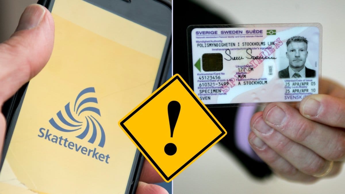 Skatteverkets app och id-kort.