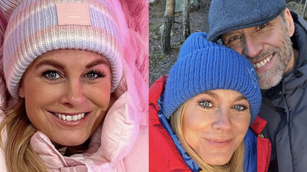 Christian Bauer och Pernilla Wahlgren