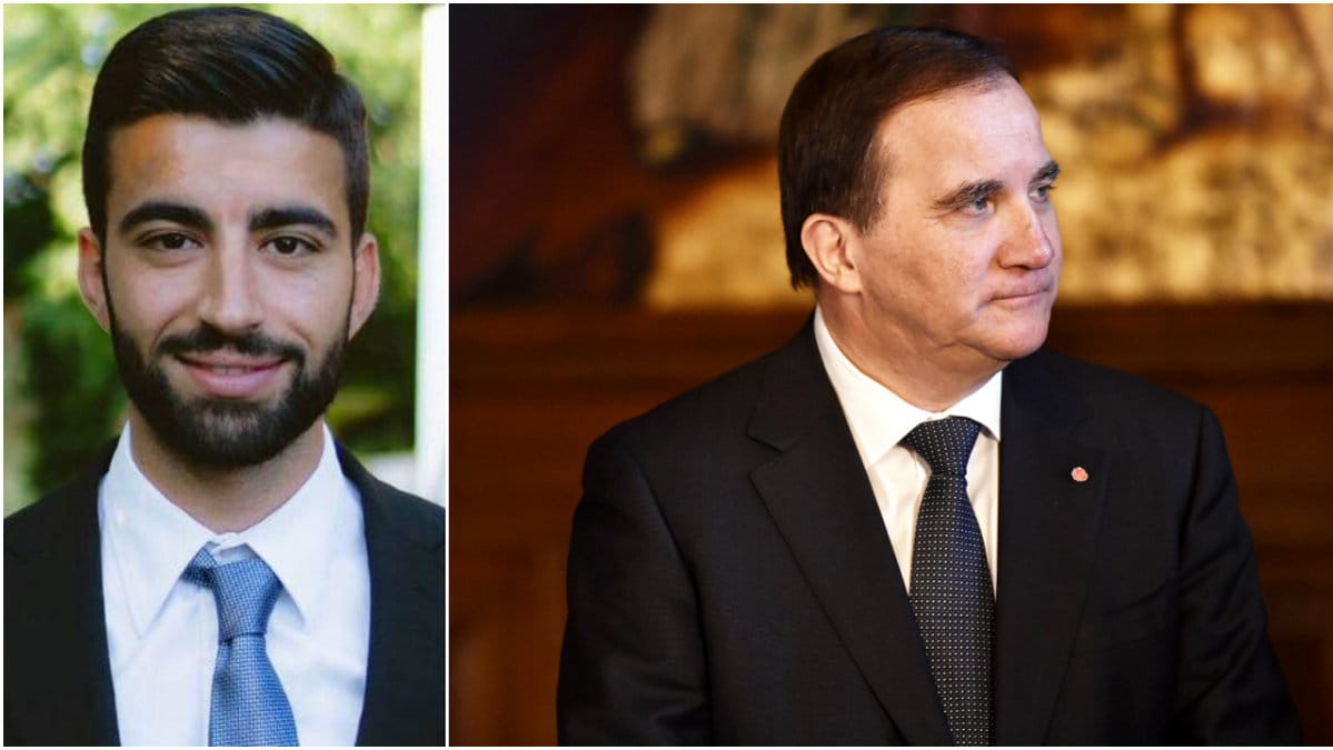 Stefan Löfven titta bort