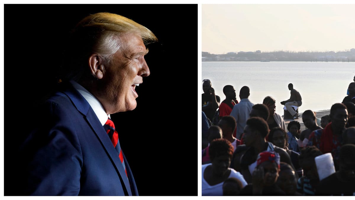 Presidenten är misstänksam mot Bahamasflyktingarna.