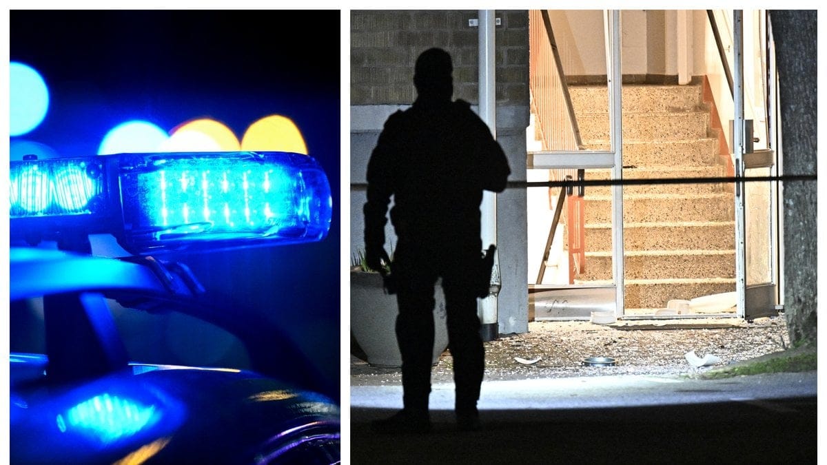 Ingen person kom till skada.