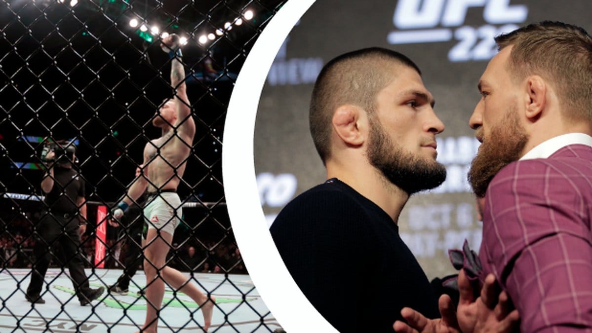 Conor McGregor. McGregor och Khabib Nurmagomedov.