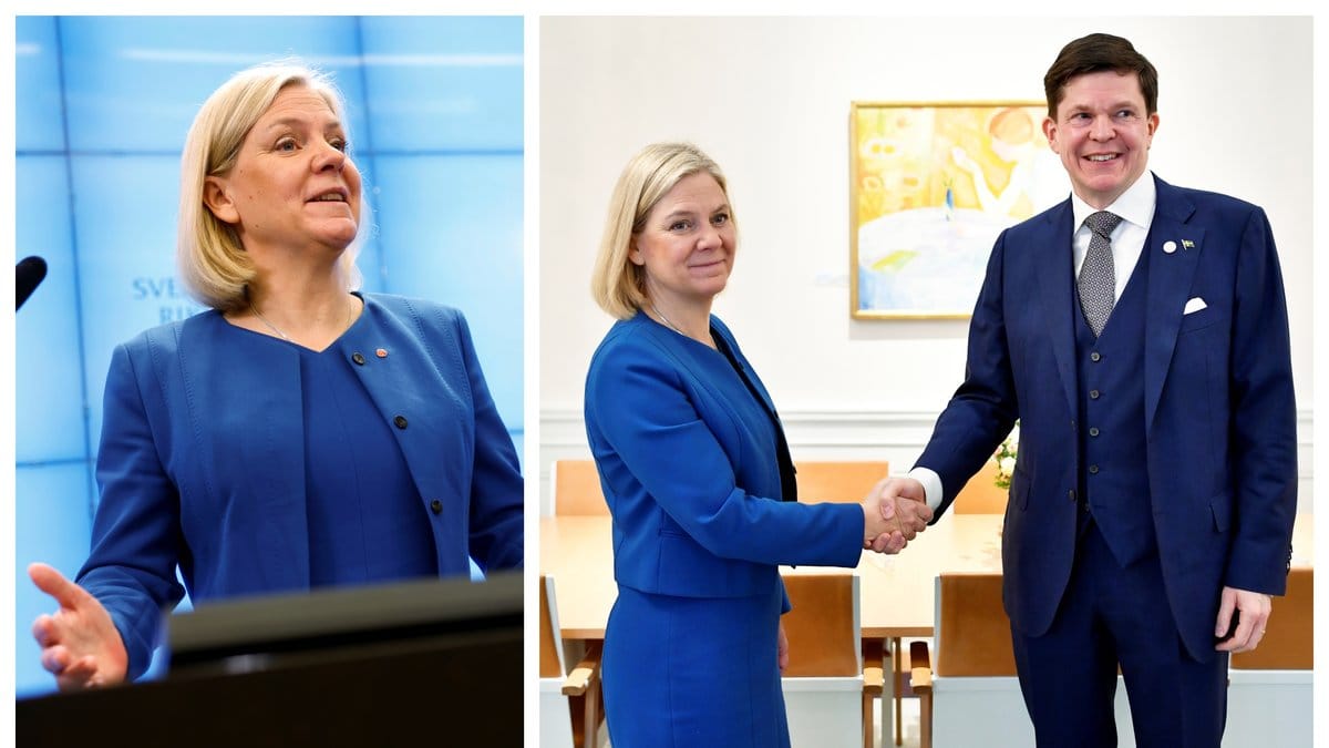 Magdalena Andersson (S) får  sonderingsuppdraget av talmannen Andreas Norlén. 