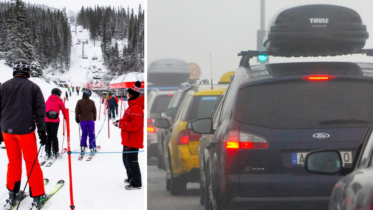 Resandet till Åre under sportlovsveckorna ökade. 