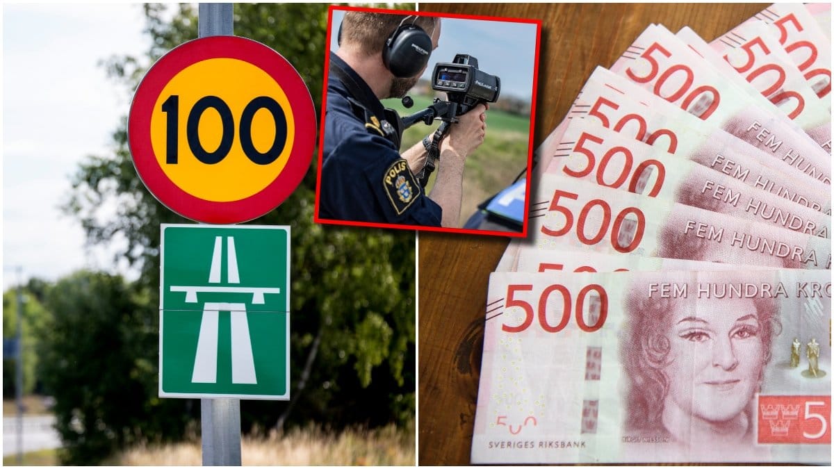 Du kan riskera att få böter på 1 000 kronor när du kör bil på vägarna.