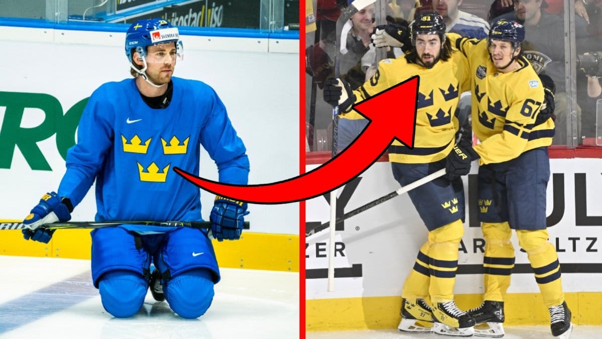Det svenska hockeylandslaget gör sig i ordning för VM på hemmaplan