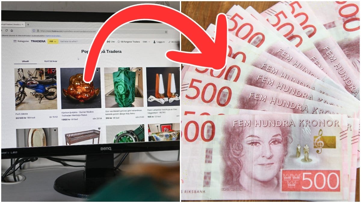 En möbel från ett svensk märke såldes på Tradera för över 55 000 kronor. 