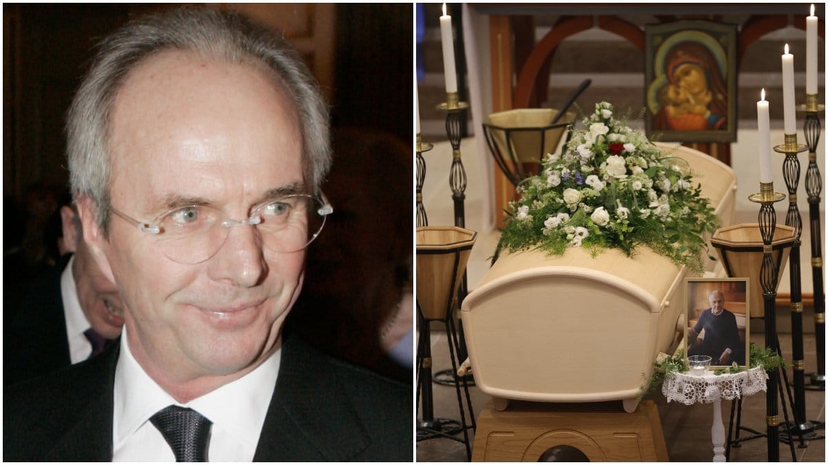 Sven-Göran Eriksson begravdes fredagen den 13 september.