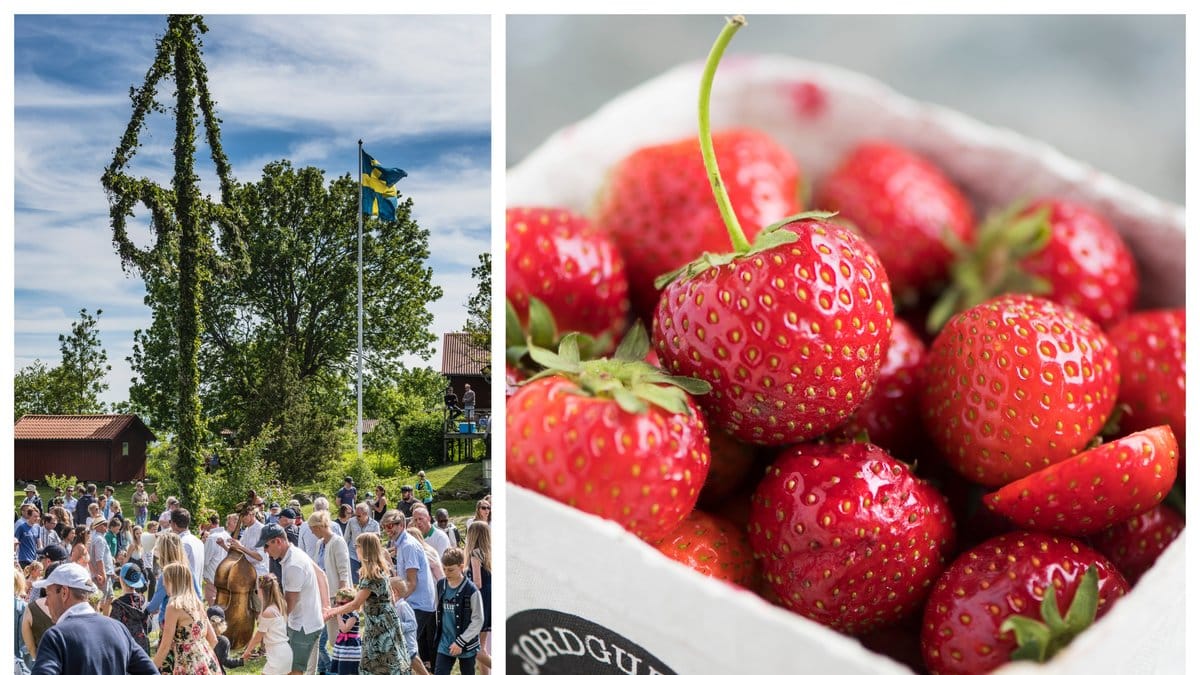 Jordgubbsbrist hotar inför midsommar.