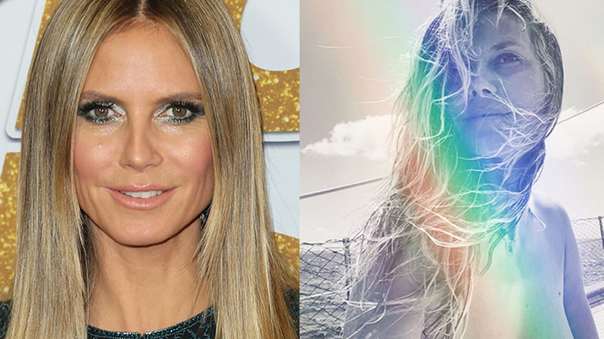 Heidi Klum topless