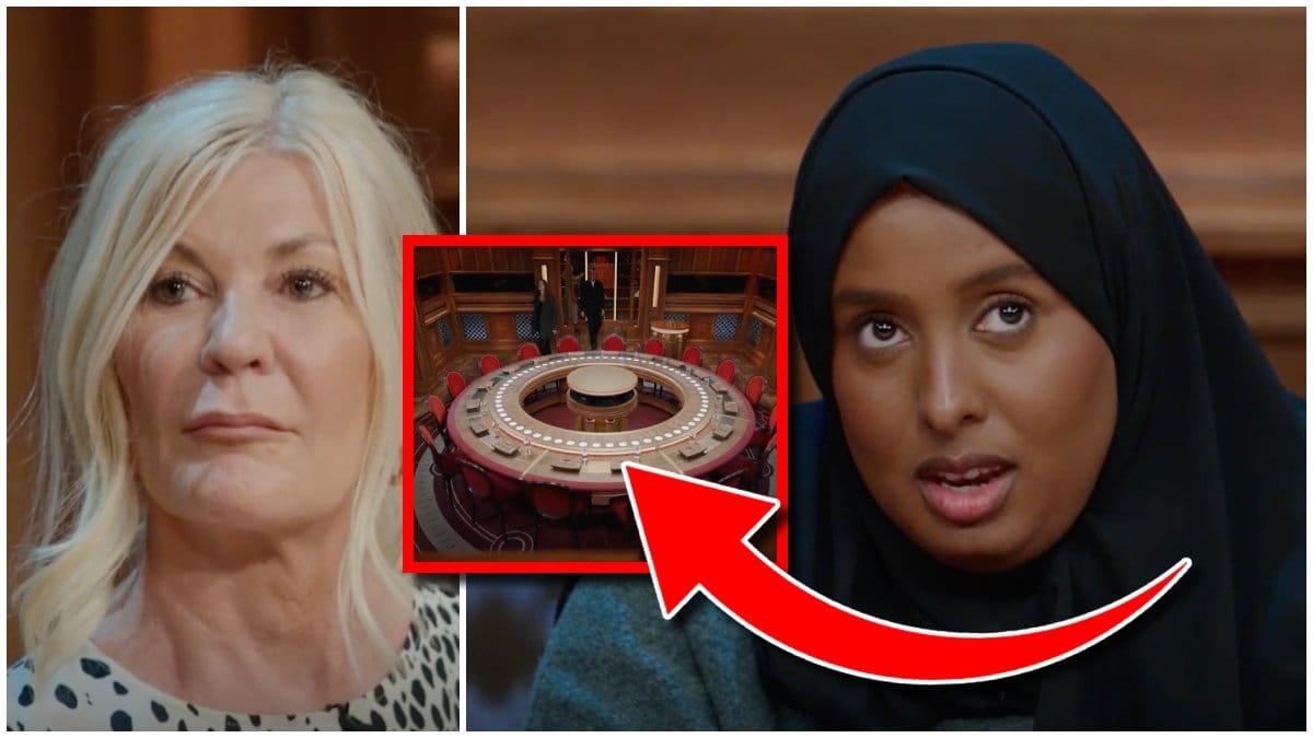Närbilder på Maria Montazami och Kaeli Abdi i programmet Förrädarna