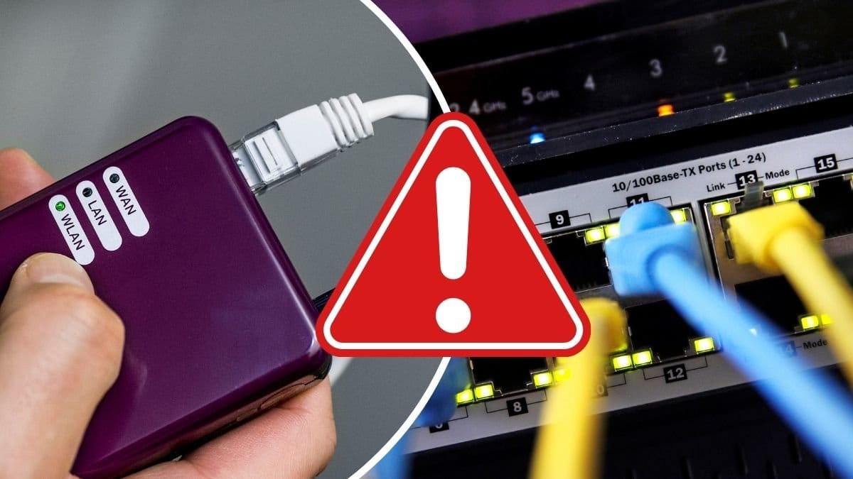 Router till både vänster och höger.