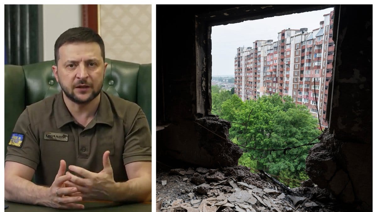 Volodymyr Zelenskyj är Ukrainas president.