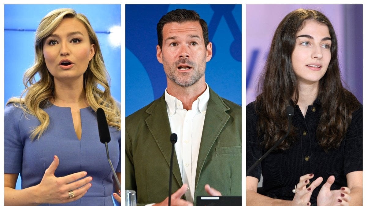 Ulf Kristersson (M) presenterade ministrarna i den nya regeringen.