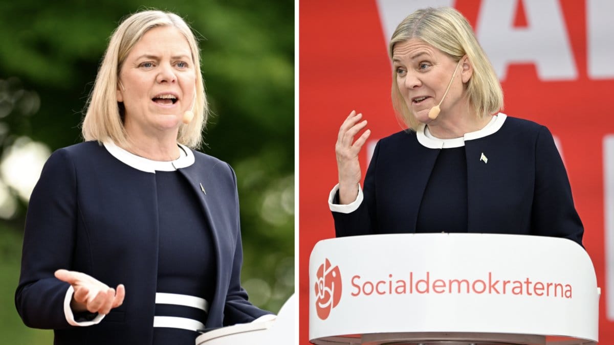 Magdalena Anderssons tal under Almedalsveckan 2022.