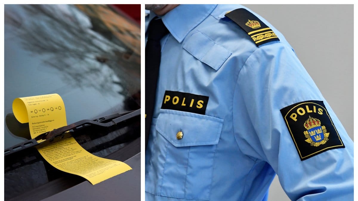 Polismannen misstänks ha uttalat hot mot en kvinna efter att ha fått en p-bot.