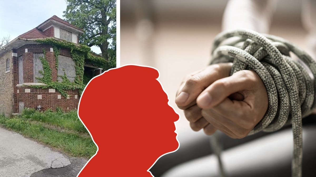 Kvinnan tros ha varit inlåst i huset i flera dagar.