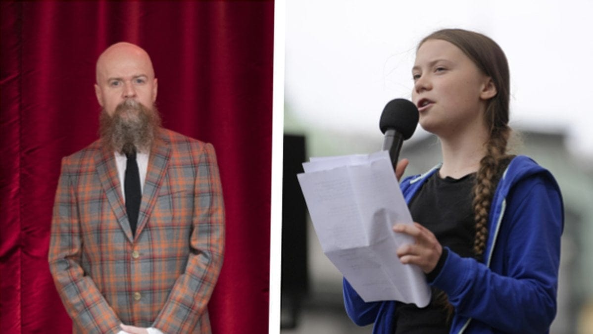Greta Thunberg och Alexander Bard