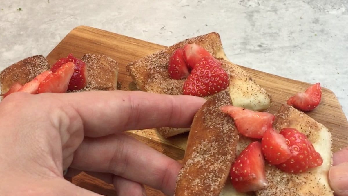 chimichangas rullade i kanelsocker