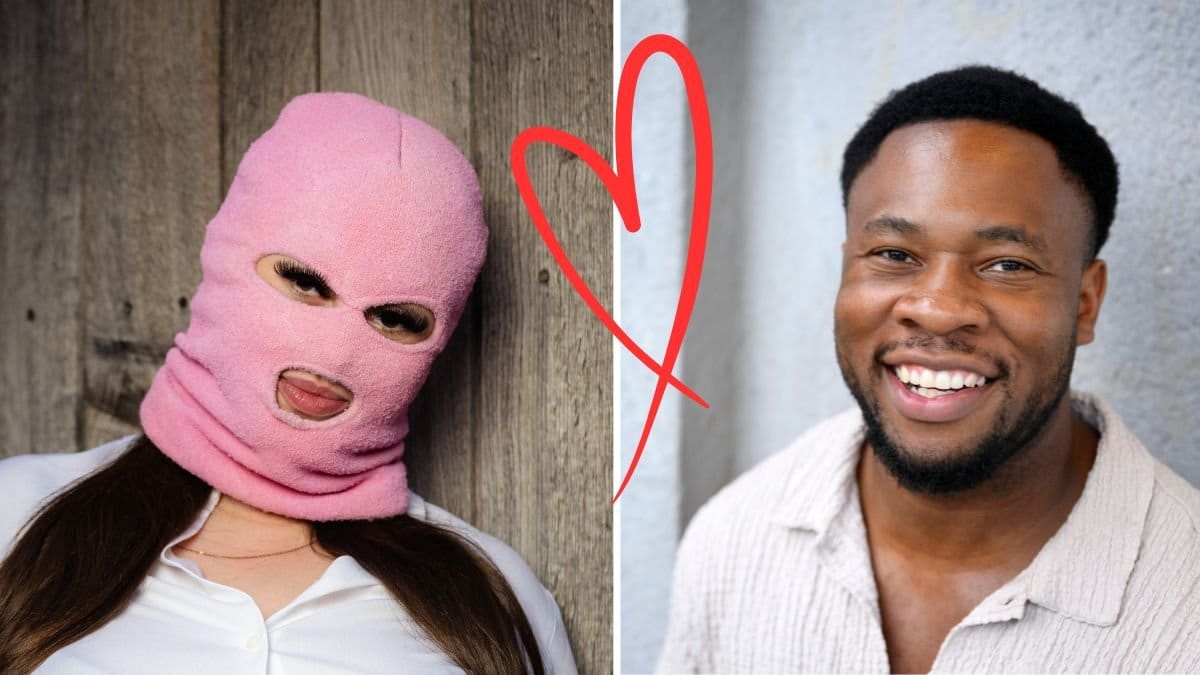 Felicia (Förra Fröken snusk) till vänster. Ike Abika till höger