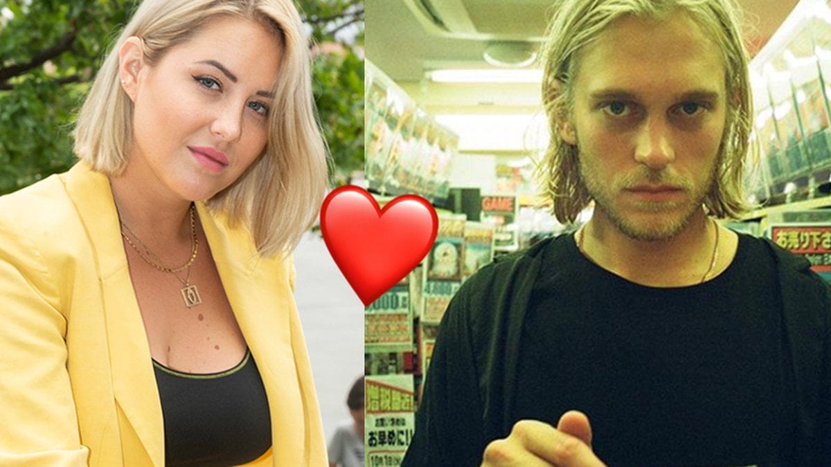 Molly Sandén och pojkvännen David Larsson