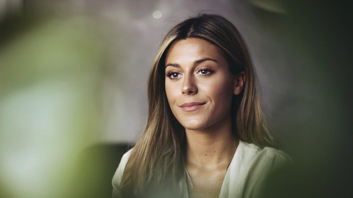 En främmande kvinna gick fram till Bianca under lördagen.