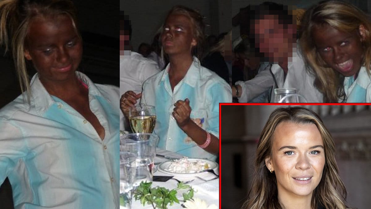 Margaux Dietz med blackface