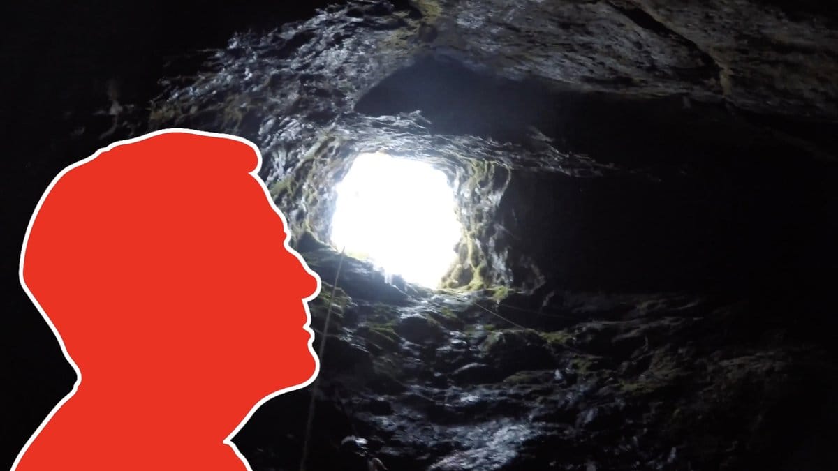 Gruvhålsfallet i Norberg.