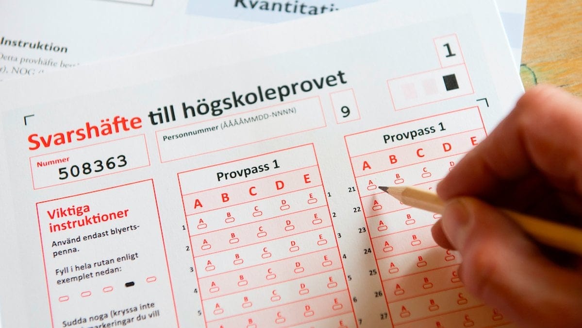 Högskoleprovet ord