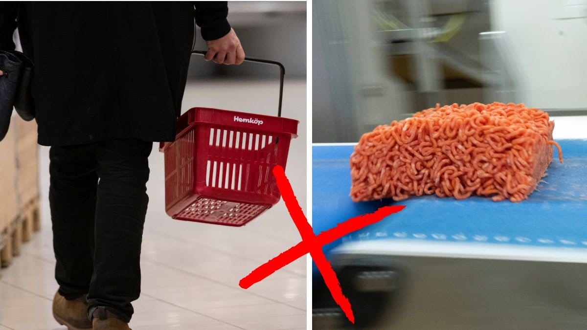 mathandlingskorg och blandfärs.