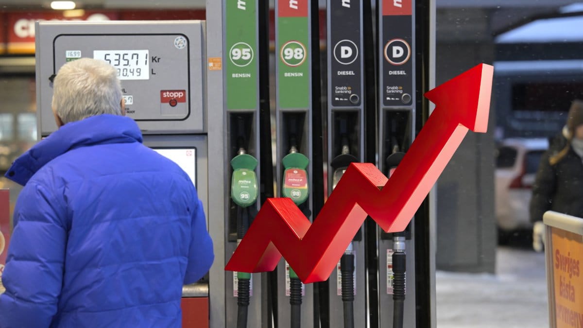 Bensinpriset ökar