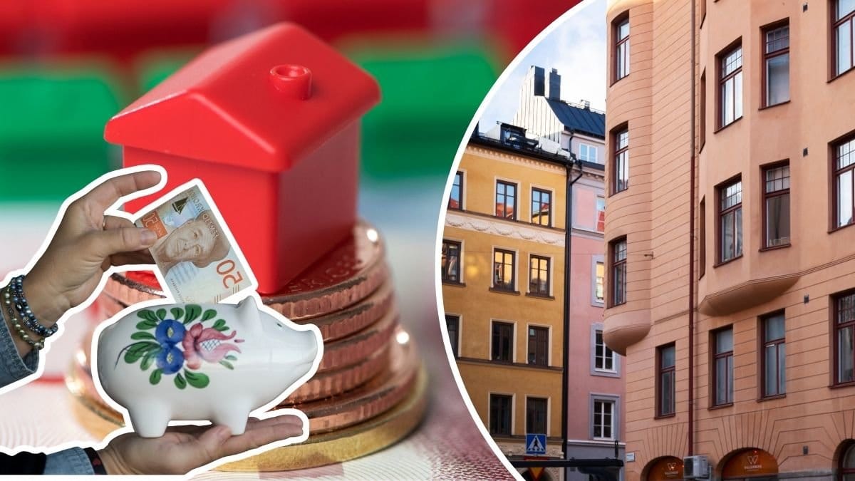 Spargris. Bostad. Pengar. Hus