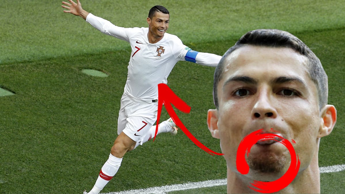 Cristiano Ronaldo har skaffat skägg.