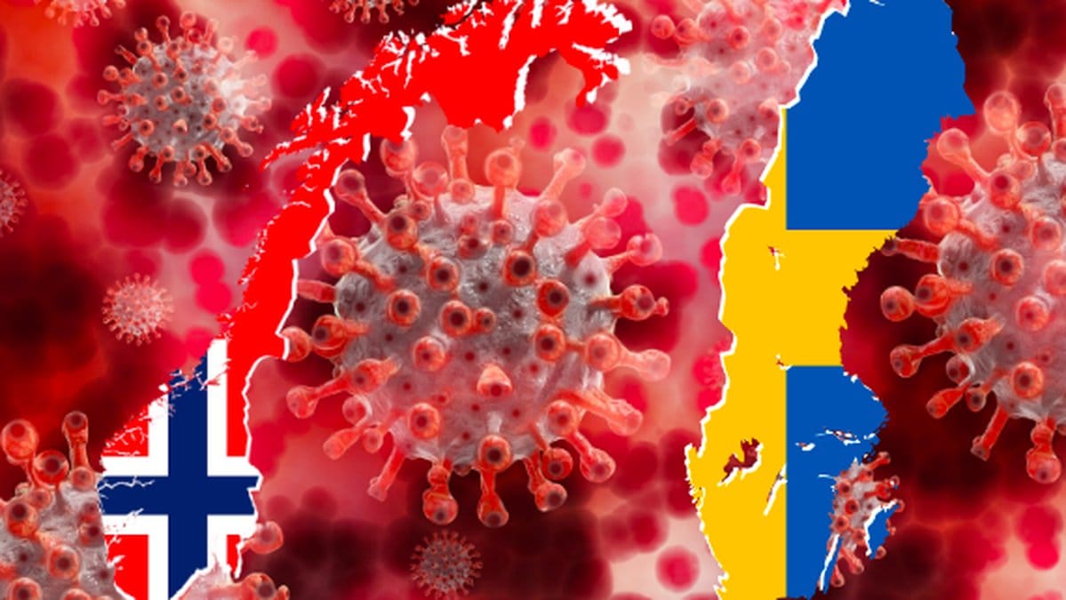 Norge har nu högre antalet coronasmittade per invånare än Sverige.