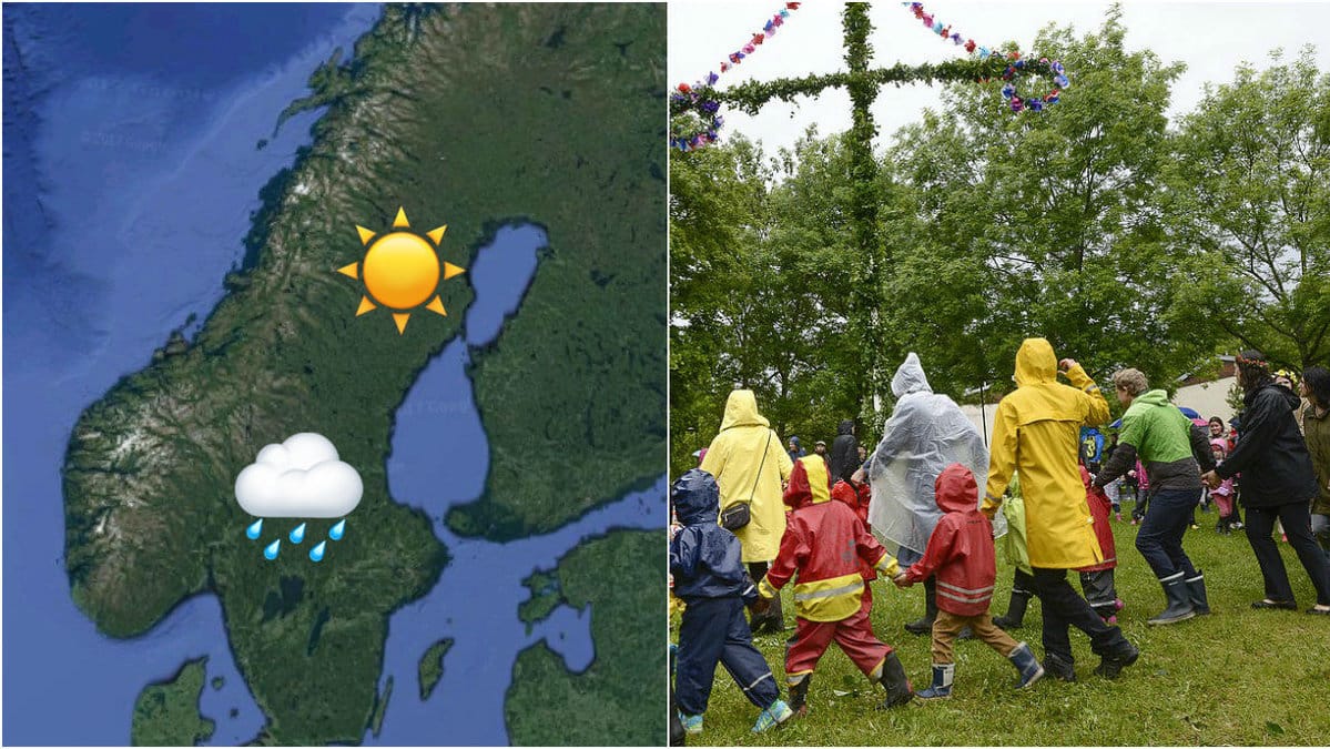 Blir det regn och rusk för dig i midsommar?