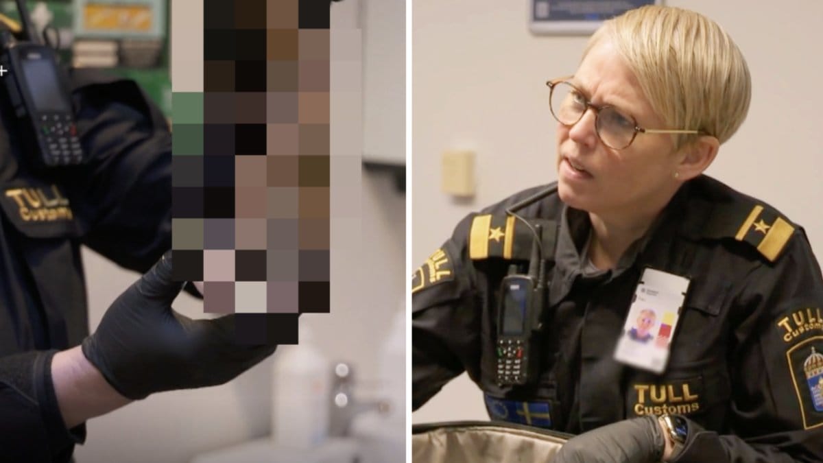 Therese gör ett intressant fynd i resväskan i Gränsbevakarna Sverige