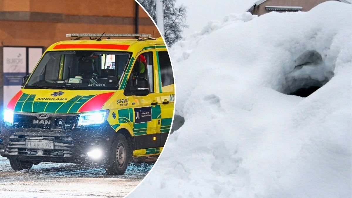 Elev vårdas på barnintensiven efter olycka på skolgård