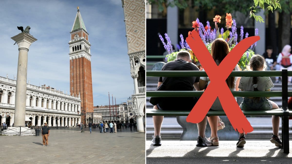 Slå dig inte ner var som helst i Venedig. 