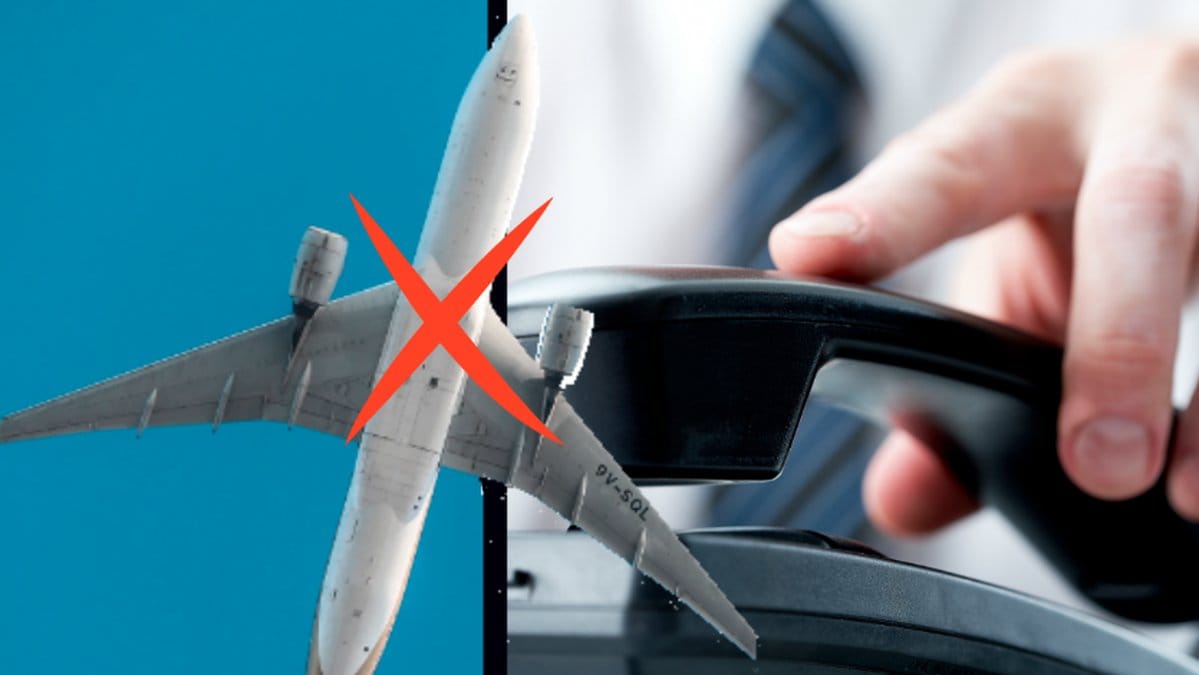 Flygplan, telefon