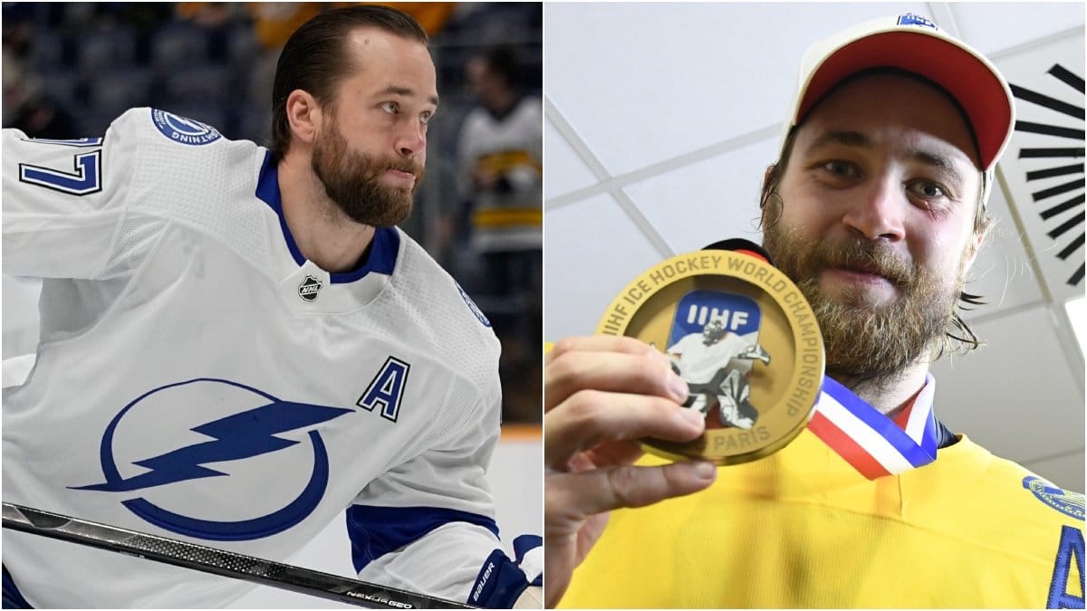 Victor Hedman spelar till vardags i Tampa Bay Lightning från Florida, USA.