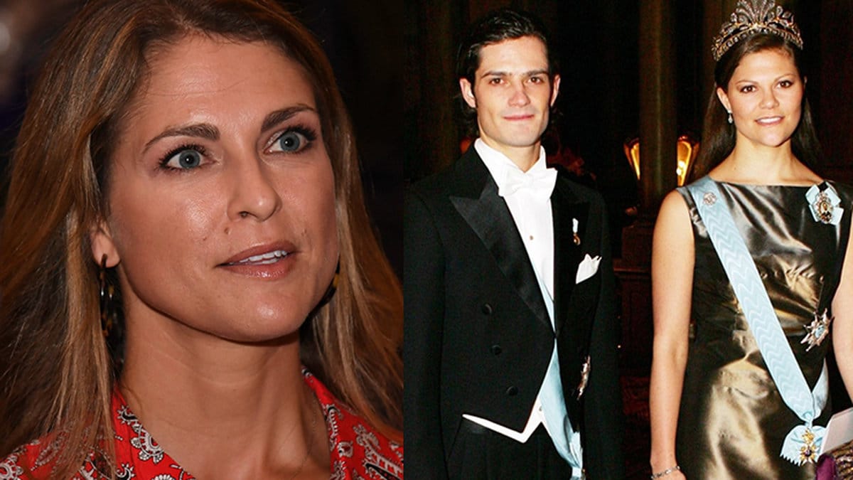 Prinsessan Madeleine, prins Carl Philip och kronprinsessan Victoria bråkar